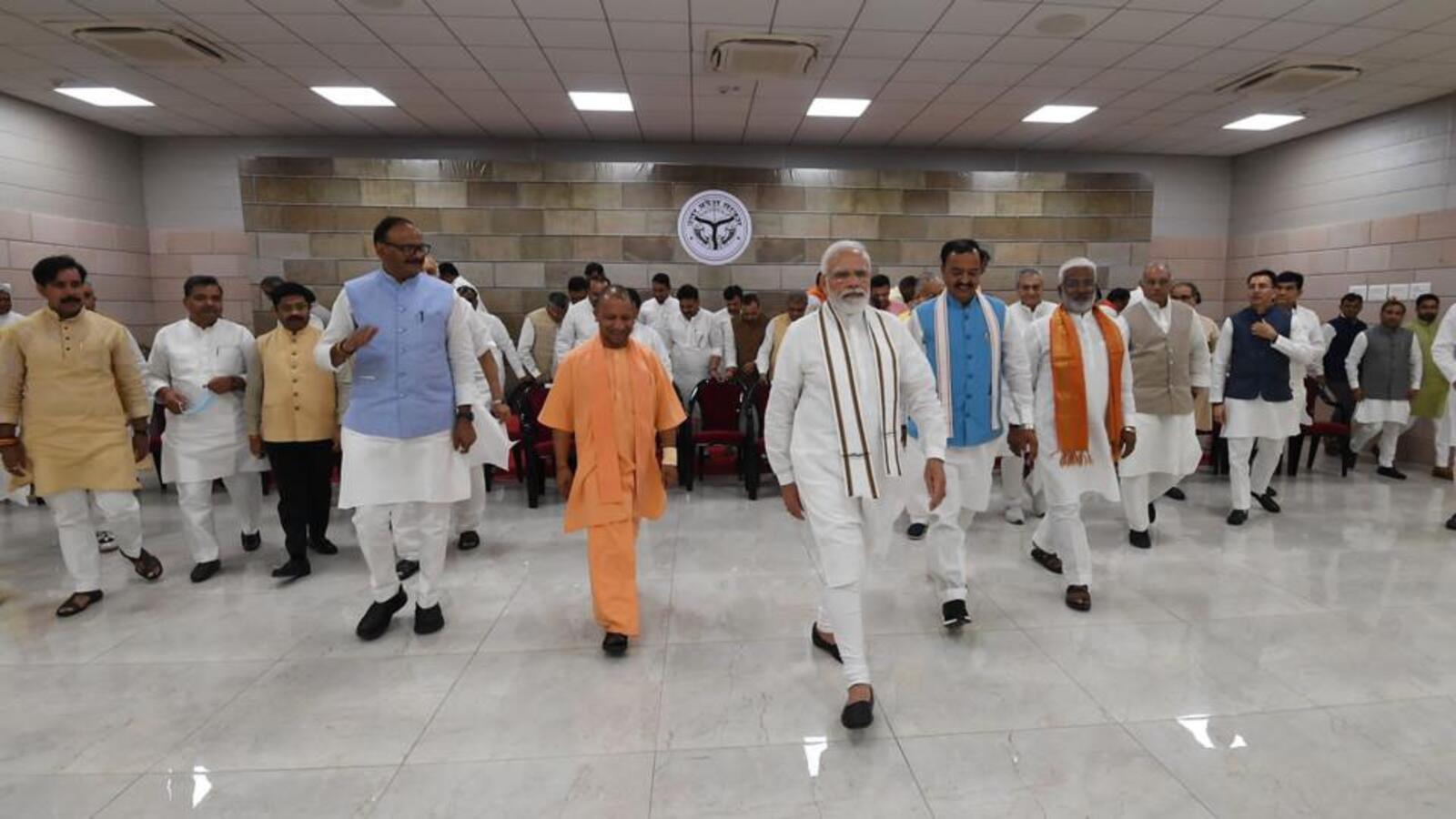 PM meets Yogi, UP cabinet with focus on governance |  Latest News India