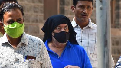 Mumbai, India - March 09, 2021: Mumbai Crime Branch's anti-extortion cell arrested gangster Ravi Pujari and was produced at MCOCA court, in Mumbai, India, Tuesday, March 09, 2021. (Photo by Bhushan Koyande/ HT Photo) (HT PHOTO) Mumbai, India - March 09, 2021: Mumbai Crime Branch's anti-extortion cell arrested gangster Ravi Pujari and was produced at MCOCA court, in Mumbai, India, Tuesday, March 09, 2021. (Photo by Bhushan Koyande/ HT Photo) (HT PHOTO)