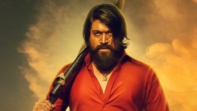 Yash in a still from KGF Chapter 2.