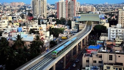 Bangalore metro rail corporation limited (BMRCL) suspended boring work for Namma Metro 713 times due to unfavourable geological conditions. (PTI Photo) Bangalore metro rail corporation limited (BMRCL) suspended boring work for Namma Metro 713 times due to unfavourable geological conditions. (PTI Photo)
