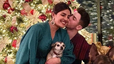 Priyanka Chopra and Nick Jonas were spotted at a softball game on Sunday. Priyanka Chopra and Nick Jonas were spotted at a softball game on Sunday. 