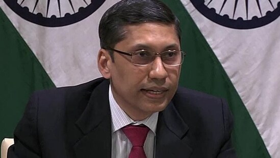 External affairs minisry spokesperson Arindam Bagchi.