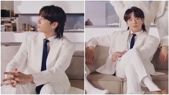 BTS' Jungkook in a new ad.