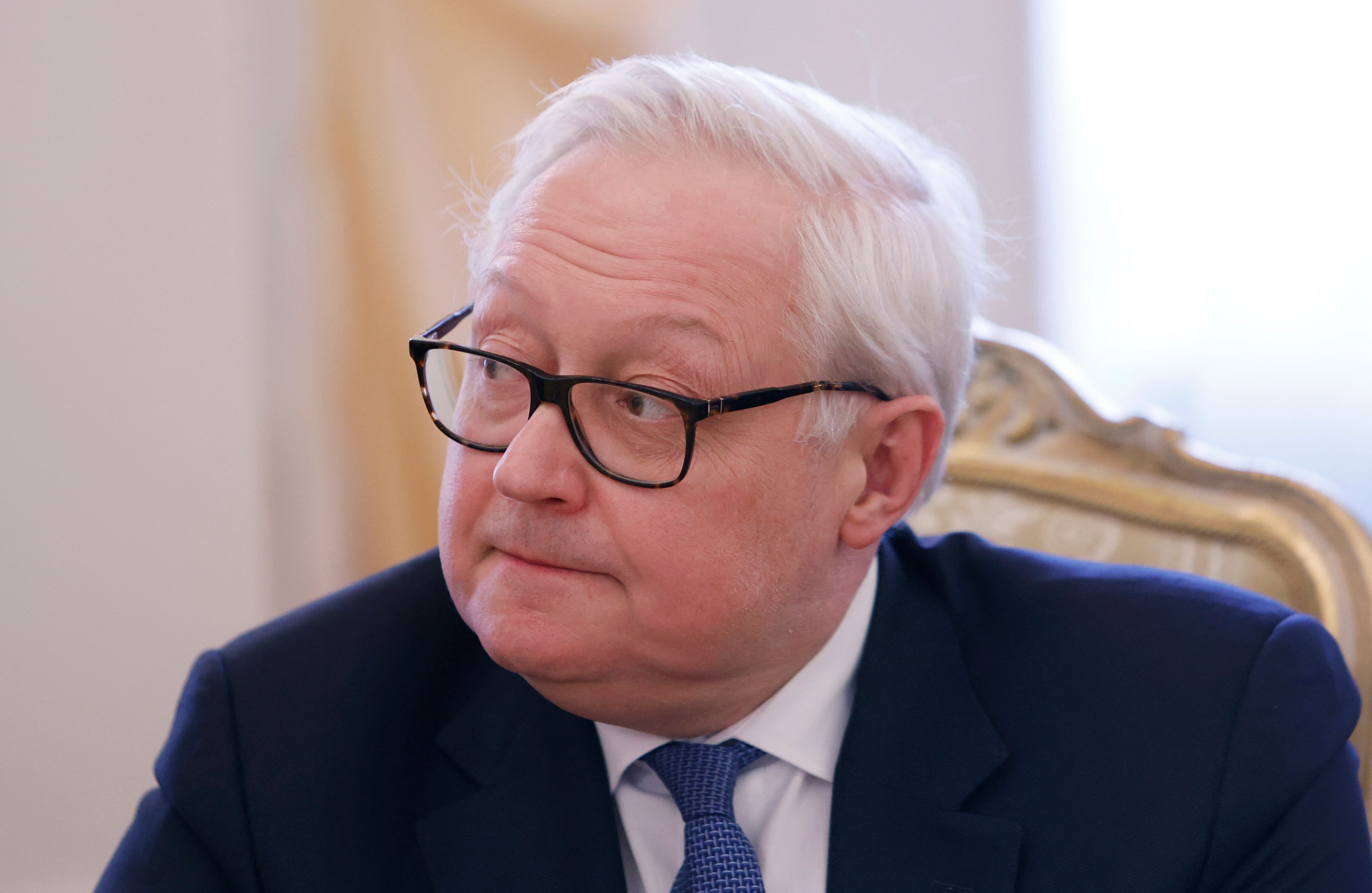 Russian deputy foreign minister Sergei Ryabkov. (Photo by MAXIM SHEMETOV/POOL/AFP) Russian deputy foreign minister Sergei Ryabkov. (Photo by MAXIM SHEMETOV/POOL/AFP)