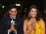 Shah Rukh Khan and Aishwarya Rai had attended the Cannes Film Festival ahead of the release of their film Devadas in 2002. (AFP/Reuters)