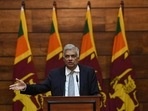 Sri Lanka's Prime Minister Ranil Wickremesinghe.(AFP) Sri Lanka's Prime Minister Ranil Wickremesinghe.(AFP)