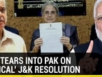 INDIA TEARS INTO PAK ON 'FARCICAL' J&K RESOLUTION