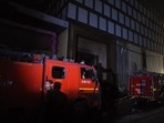 Firefighters during a search operation at Atlantis Banquet hall at GT Karnal Road in Delhi on Tuesday.(Raj K Raj/ HT Photo) Firefighters during a search operation at Atlantis Banquet hall at GT Karnal Road in Delhi on Tuesday.(Raj K Raj/ HT Photo)
