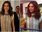 Deepika Padukone attends Cannes Film Festival jury dinner in sleeveless Louis Vuitton mini dress and boots(Instagram,Reuters)