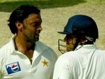 Shoaib Akhtar and Virender Sehwag Shoaib Akhtar and Virender Sehwag