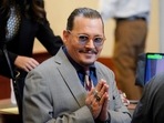Johnny Depp arrives into the courtroom at the Fairfax County Circuit Courthouse in Fairfax.(AP) Johnny Depp arrives into the courtroom at the Fairfax County Circuit Courthouse in Fairfax.(AP)