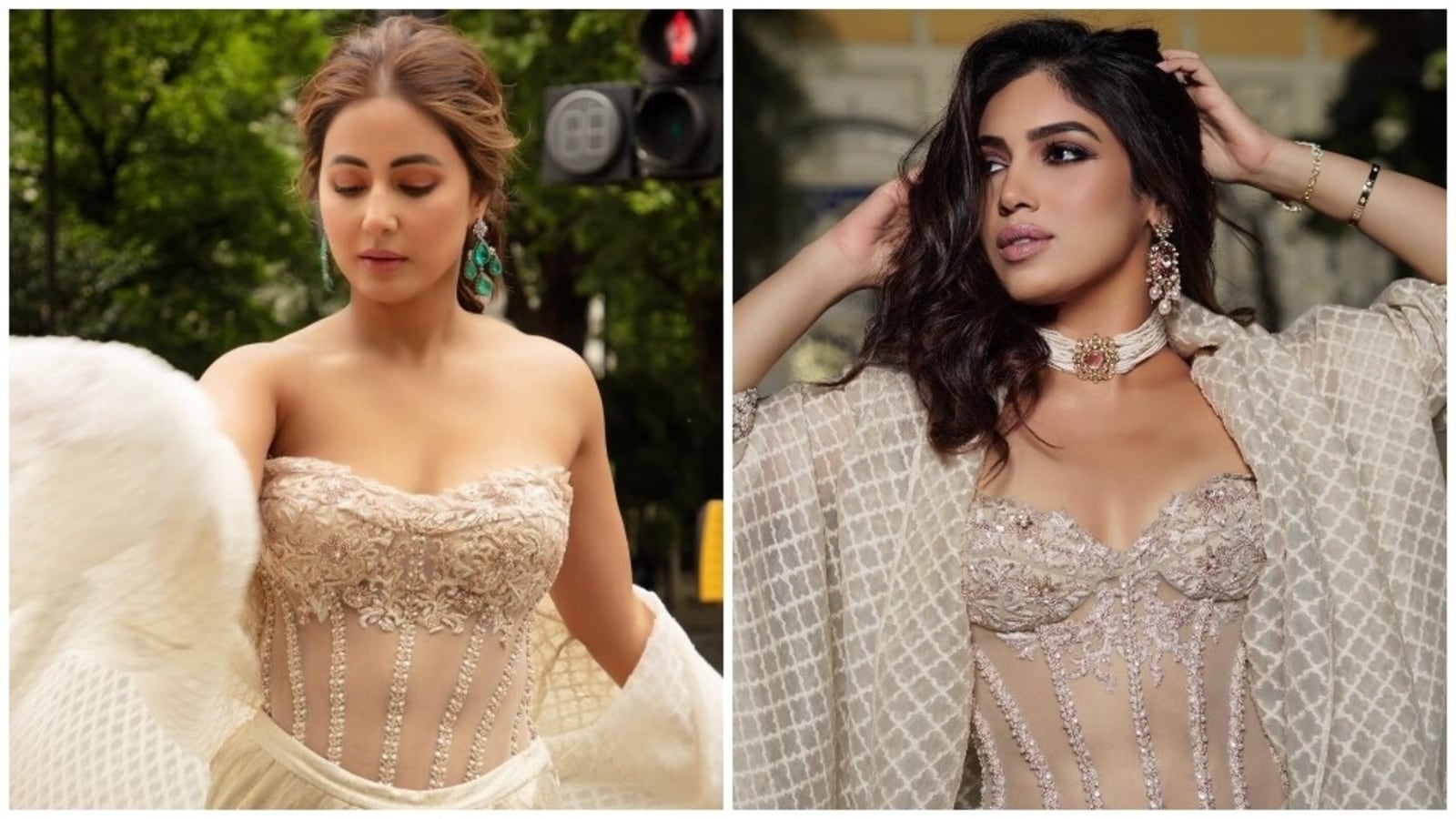 Hina Khan’s outfit for UK Asian Film Festival costs ₹1 lakh, Bhumi wore it too | Fashion Trends