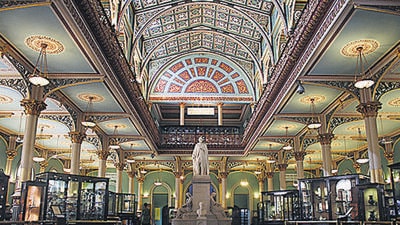 The artefacts include old maps from the 17th century, made with watercolour and ink, and coloured postcards of Bombay from the 18th and 19th century. (Hindustan Times) The artefacts include old maps from the 17th century, made with watercolour and ink, and coloured postcards of Bombay from the 18th and 19th century. (Hindustan Times)