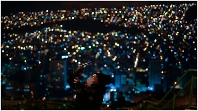 The view of the blood moon stunned people all around the earth. Here’s a picture of a woman trying to capture the view on her phone in Bolivia. (AP Photo)