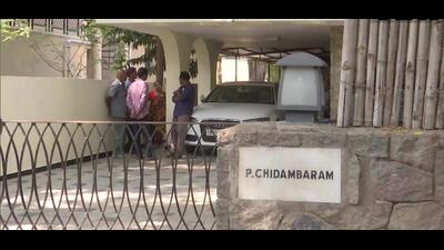The premises searched include Chidambaram’s residence in Chennai (ANI) The premises searched include Chidambaram’s residence in Chennai (ANI)