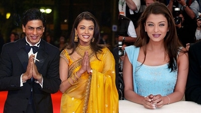 Shah Rukh Khan and Aishwarya Rai had attended the Cannes Film Festival ahead of the release of their film Devadas in 2002. (AFP/Reuters)