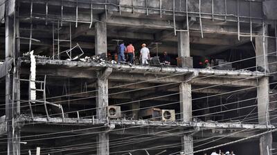 27 people lost their lives in the Mundka building fire on Friday. (Sanjeev Verma/HT) 27 people lost their lives in the Mundka building fire on Friday. (Sanjeev Verma/HT)