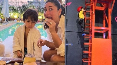 Kareena Kapoor has shared a video of Taimur Ali Khan. Kareena Kapoor has shared a video of Taimur Ali Khan. 
