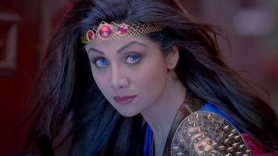 Shilpa Shetty in a still from Nikamma trailer. Shilpa Shetty in a still from Nikamma trailer. 