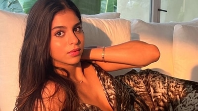 Suhana Khan shows incredible strength as she nails yoga's Kakasana, trainer says she is a ‘champ’ (Instagram) Suhana Khan shows incredible strength as she nails yoga's Kakasana, trainer says she is a ‘champ’ (Instagram)