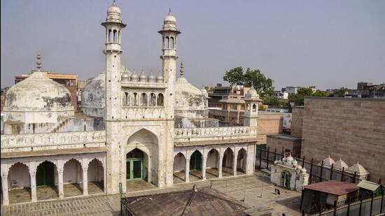 The Gyanvapi mosque in Varanasi. (PTI)