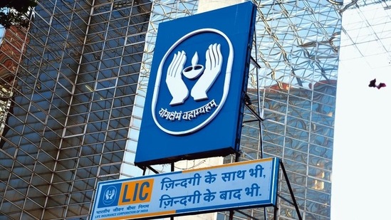 Shares in Life Insurance Corp of India (LIC) dropped 7.8% on their market debut on Tuesday, May 17, 2022.(HT File)