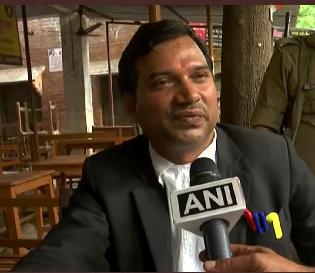 Advocate commissioner Ajay Mishra. (ANI Photo)