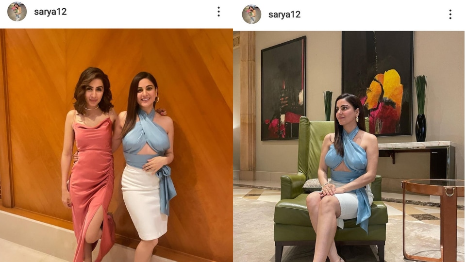 Shraddha Arya with Swati Kapoor at the baby shower.