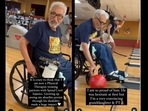 The 90-year-old man went bowling for the first time in his life with his granddaughter. (ptwithdrea/Instagram ) The 90-year-old man went bowling for the first time in his life with his granddaughter. (ptwithdrea/Instagram )