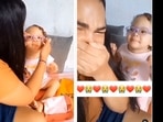 The mother felt really emotional to see her little girl who has autism being able to see clearly for the first time in her life. (goodnewscorrespondent/Instagram) The mother felt really emotional to see her little girl who has autism being able to see clearly for the first time in her life. (goodnewscorrespondent/Instagram)