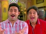 Abhishek Bachchan and Krushna Abhishek in a still from Bol Bachchan. Abhishek Bachchan and Krushna Abhishek in a still from Bol Bachchan.