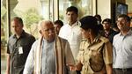 Haryana chief minister Manohar Lal Khattar, deputy CM Dushyant Singh Chautala and top cop Kala Ramachandran at the roundtable conference in Gurugram on Wednesday. (Vipin Kumar/HT PHOTO) Haryana chief minister Manohar Lal Khattar, deputy CM Dushyant Singh Chautala and top cop Kala Ramachandran at the roundtable conference in Gurugram on Wednesday. (Vipin Kumar/HT PHOTO)