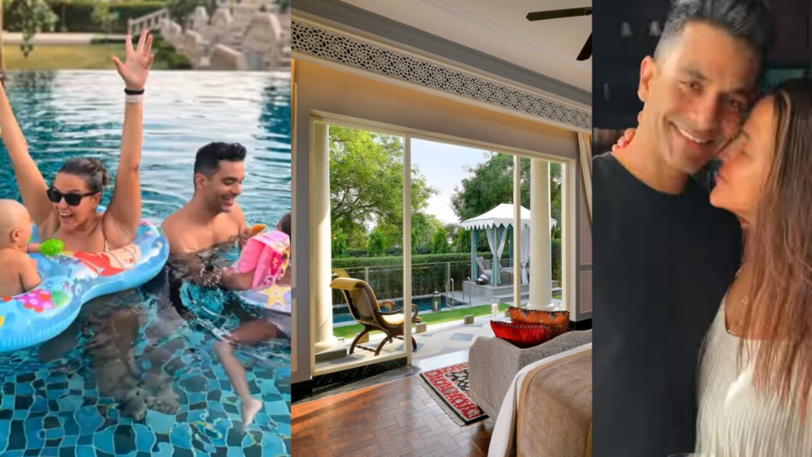Step inside Neha Dhupia and Angad Bedi’s luxurious Udaipur vacation resort, worth almost ₹1 lakh per night. Watch
