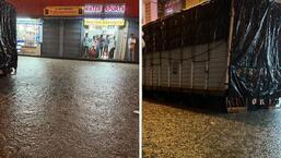 Flooded streets of Bengaluru following heavy rainfall last night. (HT Photo)