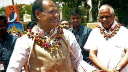 Madhya Pradesh chief minister Shivraj Singh Chouhan thanked the Supreme Court for what he described as a “historic” ruling and lashed out at the Congress for allegedly trying to block OBC quotas in local body elections (ANI)