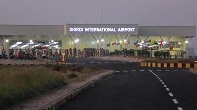 Shirdi airport has received ₹150 crore from the Maharashtra budget for the upgradation of cargo and night landing facilities. (HT FILE PHOTO) Shirdi airport has received ₹150 crore from the Maharashtra budget for the upgradation of cargo and night landing facilities. (HT FILE PHOTO)
