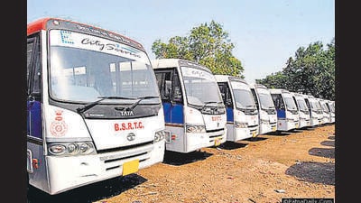 BSRTC buses run on different routes including various locations in Jharkhand and Uttar Pradesh. (HT Photo) BSRTC buses run on different routes including various locations in Jharkhand and Uttar Pradesh. (HT Photo)