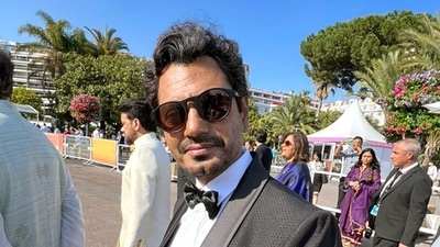 Nawazuddin Siddiqui at the Cannes Film Festival, in Cannes on Tuesday. (ANI) (ANI)