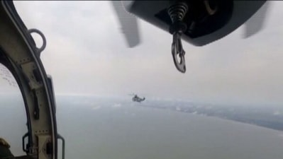 The Indian Navy carried out the maiden test firing of the first indigenously developed naval anti-ship missile. (ANI) The Indian Navy carried out the maiden test firing of the first indigenously developed naval anti-ship missile. (ANI)