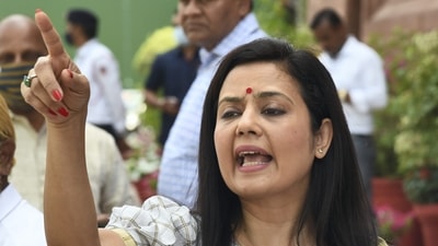 Trinamool MP Mahua Moitra. (PTI) Trinamool MP Mahua Moitra. (PTI)