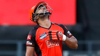 Rahul Tripathi of Sunrisers Hyderabad (PTI) Rahul Tripathi of Sunrisers Hyderabad (PTI)