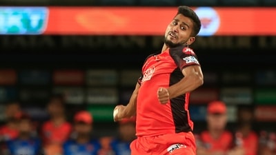 Umran Malik of Sunrisers Hyderabad (PTI)