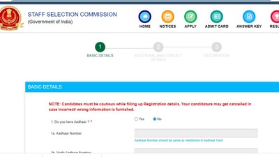 SSC Delhi Police Constable Recruitment: Application begins, link to register (ssc.nic.in)