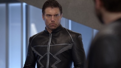 Anson Mount as Black Bolt in Inhumans. Anson Mount as Black Bolt in Inhumans.