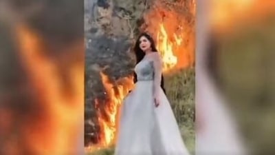 As the video drew flak, TikToker Humaira Asghar said she did not start the wildfire and there is nothing wrong is shooting a video.&nbsp;