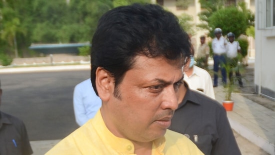 Former Tripura chief minister Biplab Kumar Deb(HT_PRINT) Former Tripura chief minister Biplab Kumar Deb(HT_PRINT)