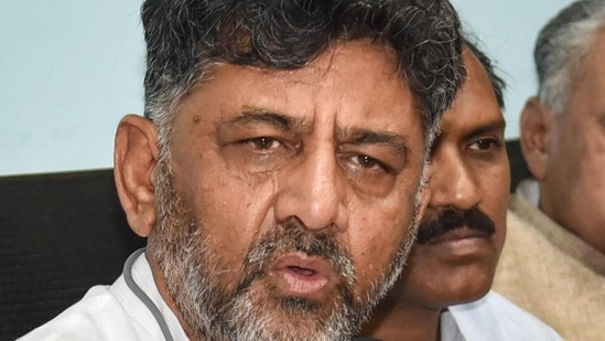 DK Shivakumar alleged the Karnataka government for 'non conduct of Panchayat elections' after KSEC filed an urgent petition with the High Court. (PTI)