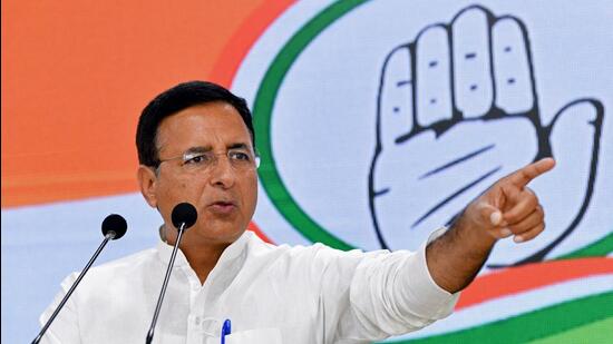 Congress general secretary Randeep Surjewala questioned the Centre after the release of Rajiv Gandhi assassination convict, AG Perarivalan. (ANI File Photo)