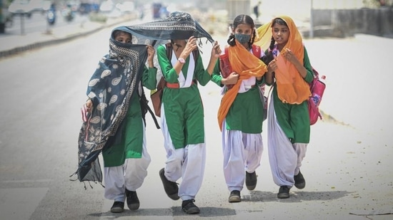 In terms of minimum temperature, Delhi recorded a low of 29.6°C – three notches above normal. (HT Photo)