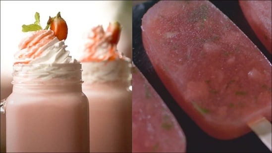 Recipes: Double Strawberry Milkshake, Watermelon Lolly are best summer quenchers&nbsp;(Chef Ranveer Brar)